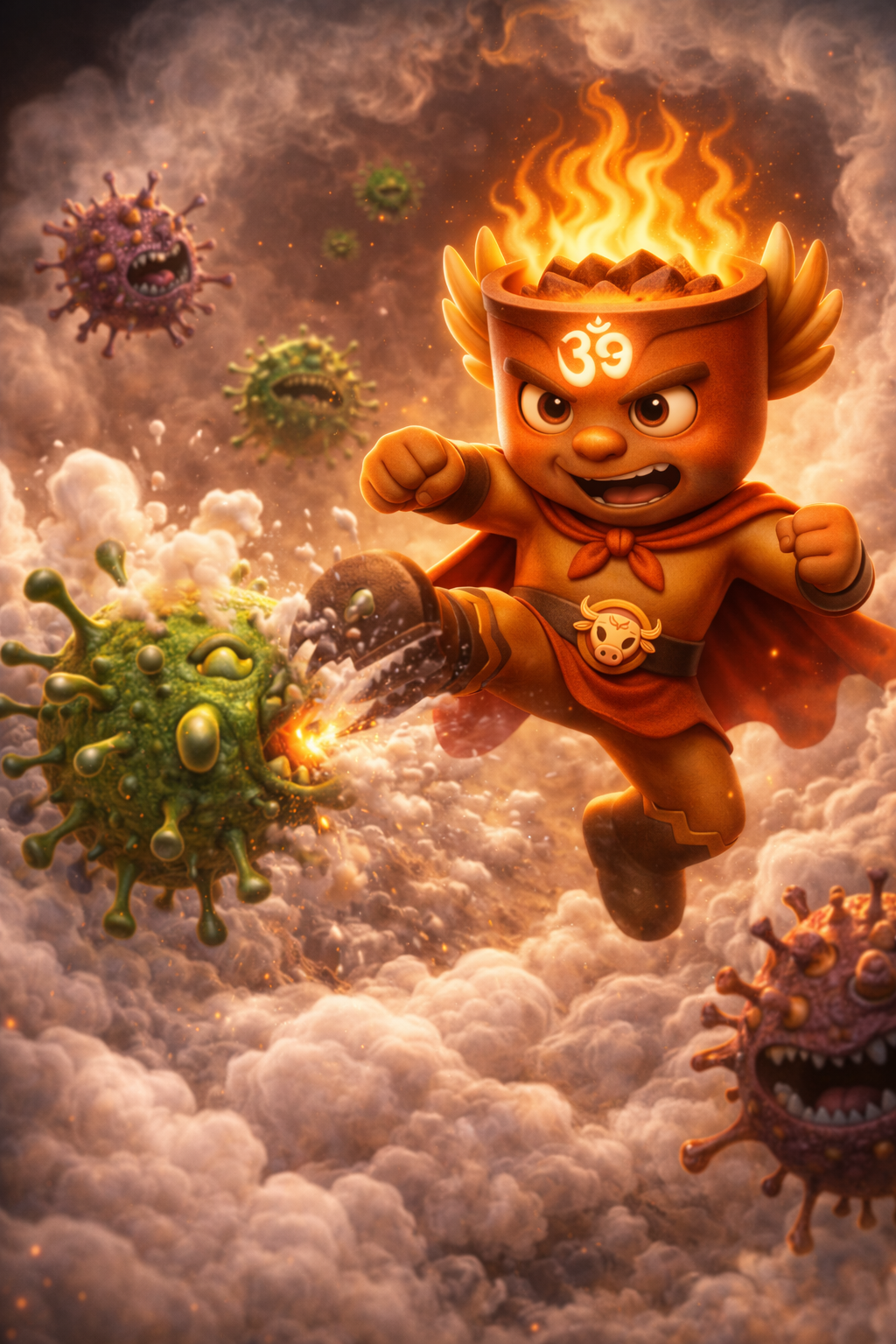 Dr. Mother Gomay Guggal Havan Cup – 12 Cups | Natural Cow Dung Havan Samagri for Puja, Meditation & Vastu Shuddhi